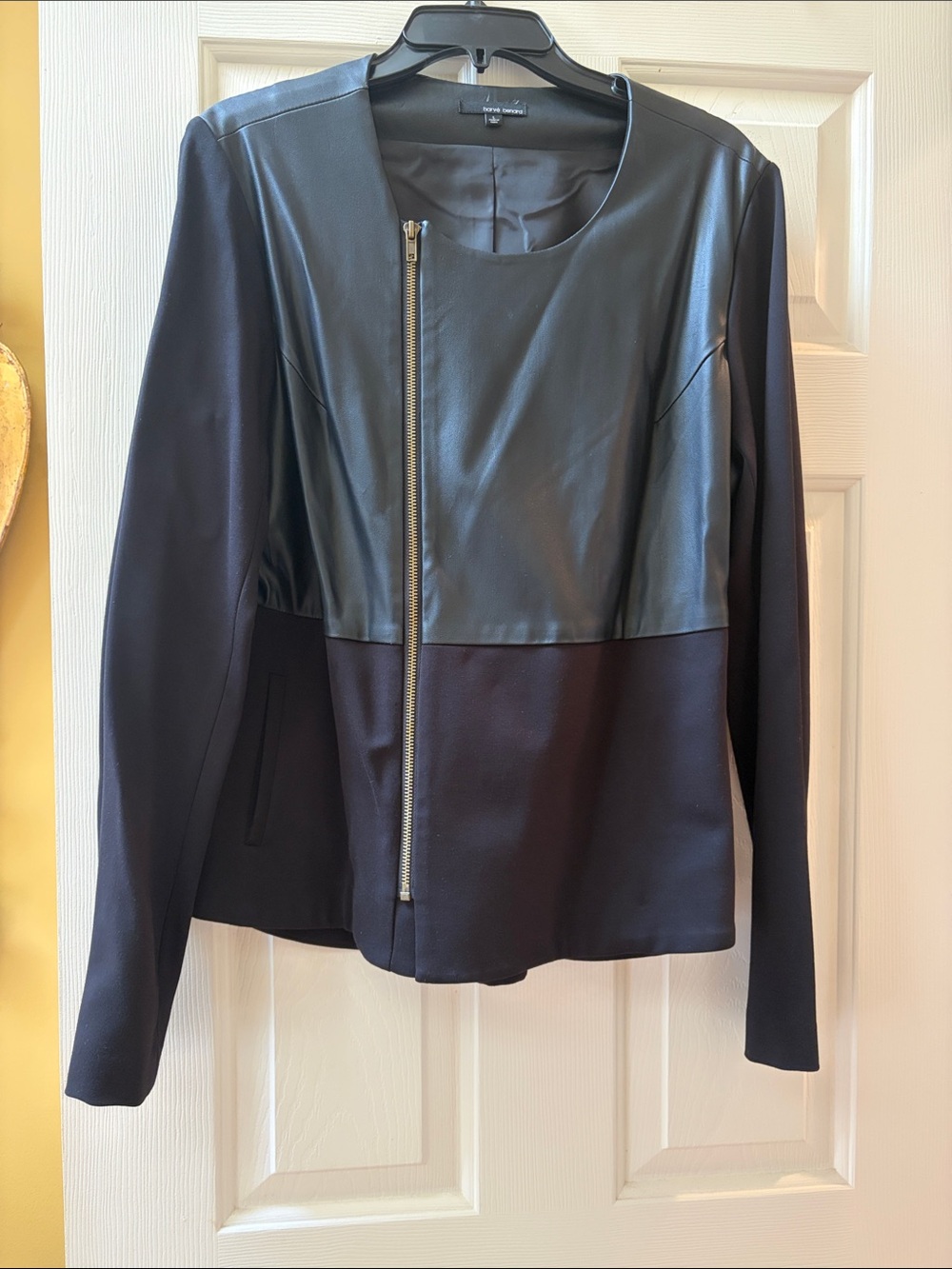 Harvey Bernard Faux Leather Jacket